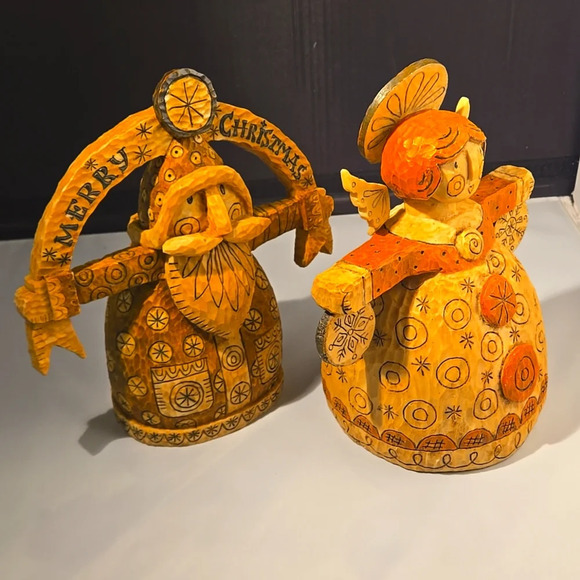 2007 Caribou Canyon for Demdaco Angel & Santa Old World Resin Holiday Ornaments - Picture 7 of 13